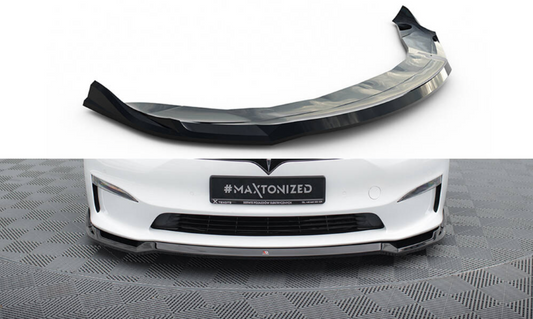 Front Splitter V.2 Maxton Design Tesla Model S 2021+