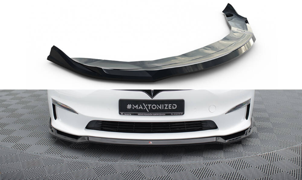 Tesla Front Splitter V.2 Maxton Design Model S 2021+.