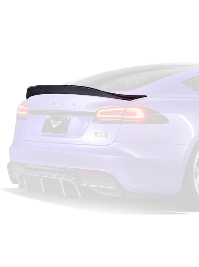 Tesla Aero Decklid Spoiler Vorsteiner Model S 2021+.