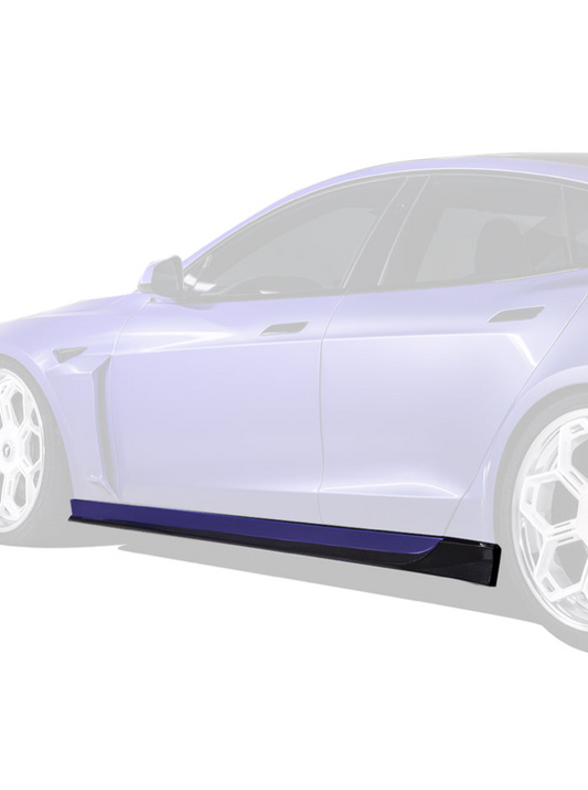 Tesla Aero Side Skirts Vorsteiner Model S 2021+