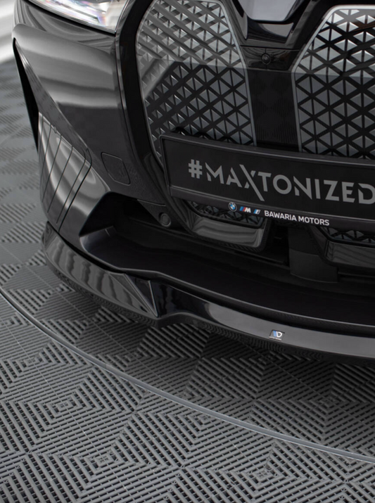 Front Splitter V.2 Maxton Design BMW iX