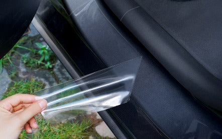 Instegsskydd PPF bak Tesla Model Y