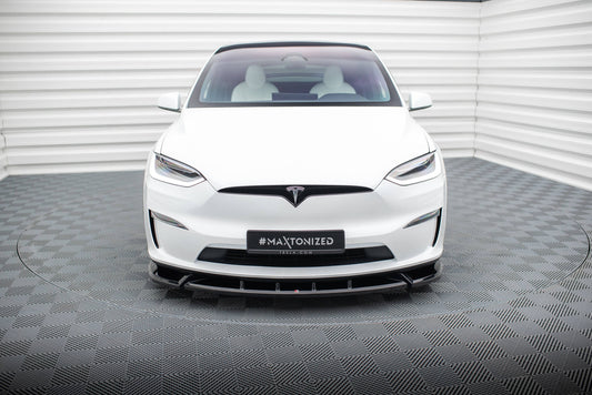 Front Splitter V.2 Maxton Design Tesla Model X