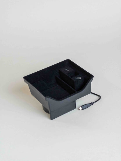Model 3 & Y facelift opbevaringsboks med USB