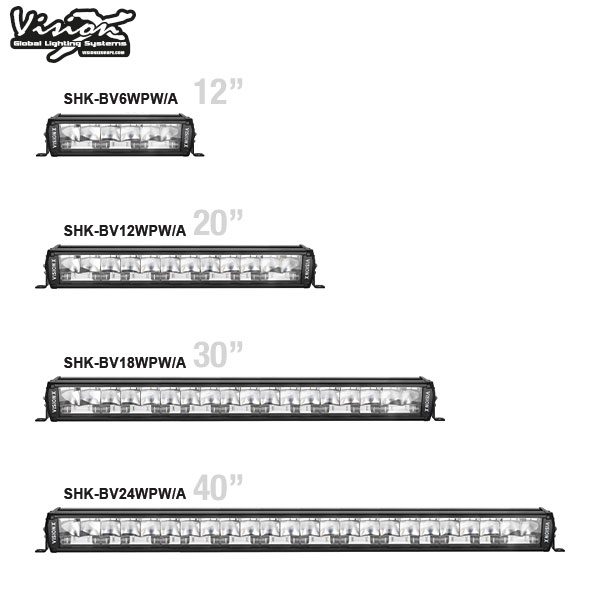 Vision X Led-rampe - Shocker 20" Dual Action 125W/200W
