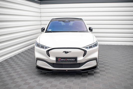 Front Splitter V.2 Maxton Design Ford Mustang Mach-E