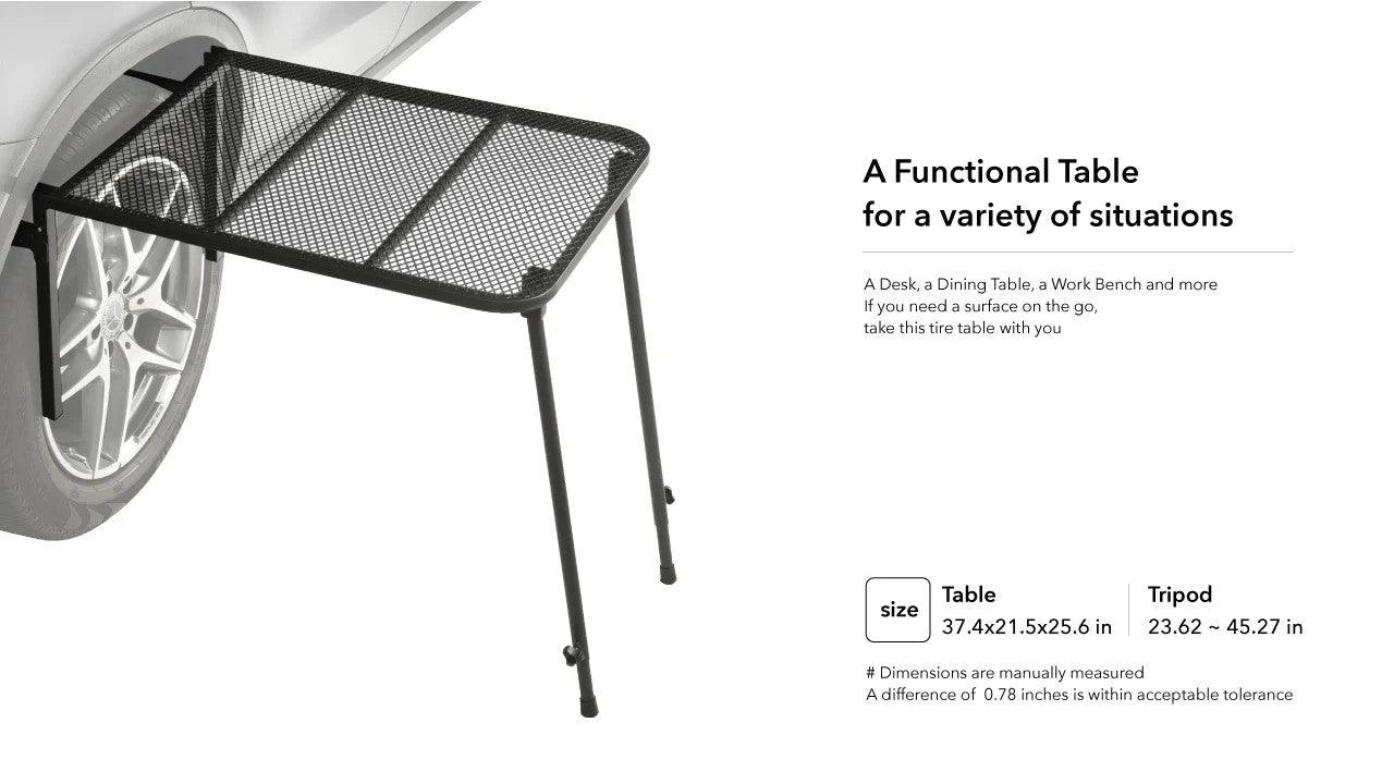 Fällbart Däckbord 3D Maxpider