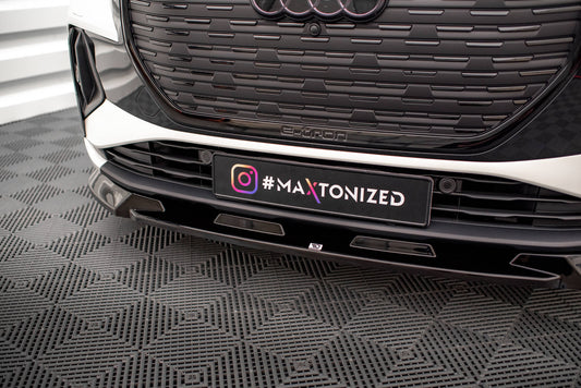 Front Splitter V.1 Maxton Design Audi Q4 e-tron