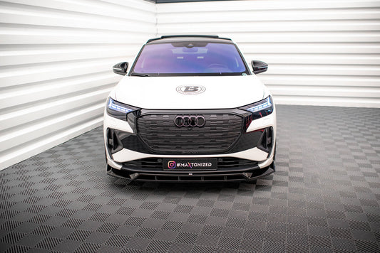 Front Splitter V.2 Maxton Design Audi Q4 e-tron