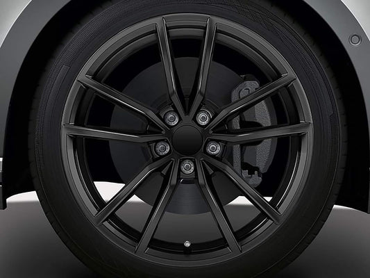 Tesla centrumkåpa mattsvart