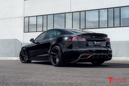 T-sportline - Model S Carbon Fiber Rear Aero Diffuser 2021+