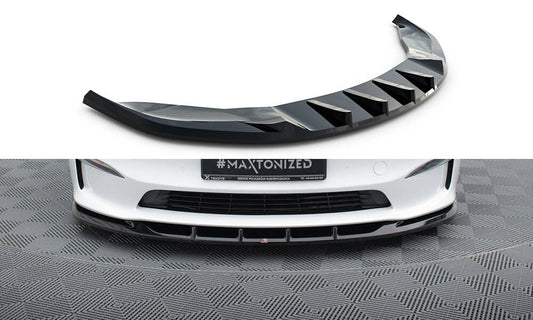 Front Splitter V.3 Maxton Design Tesla Model S 2021+