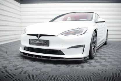 Tesla Front Splitter V.3 Maxton Design Model S 2021+.