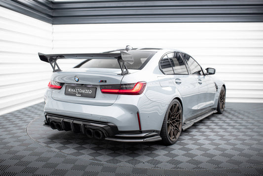 Carbon Spoiler with External Brackets Uprights BMW M3 G80 / M340i G20 / 3 M-Pack G20 / 3 Standard G20