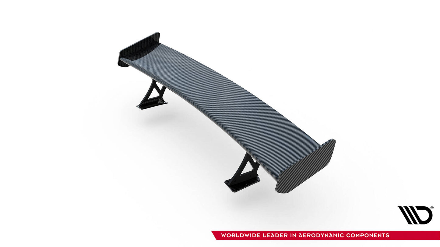 Carbon spoiler with external brackets uprights v.1 + led audi a5 / a5 s-line / s5 / rs5 coupe f5 / f5 facelift