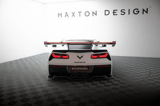 Carbon Spoiler with Upper Swan Mounting + LED Chevrolet Corvette Stingray / Grand Sport C7