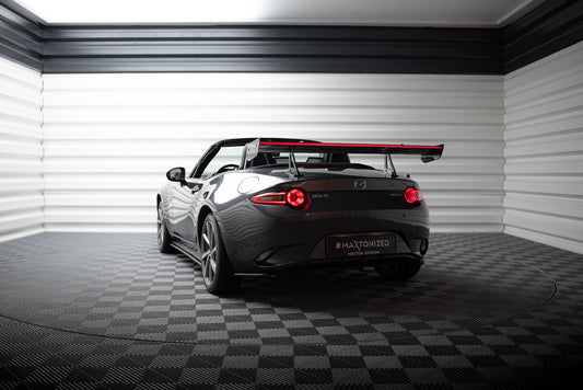 Carbon spoiler with upper swan mounting + led mazda mx-5 nd (mk4)
