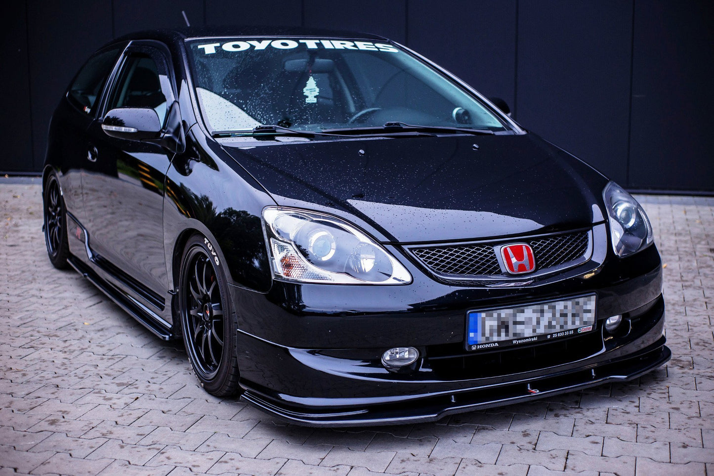 Front Shariter v.1 Honda Civic EP3 (MK7) TYYP-R/S PAINEEN PYSYVÄT