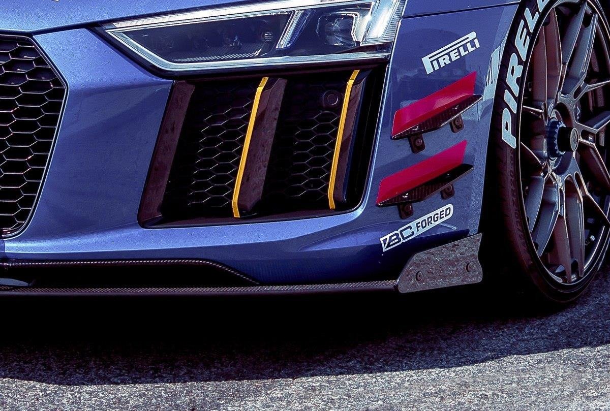 Front bumper wings (canards) audi r8 mk.2