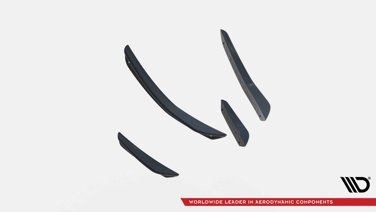 Front bumper wings (canards) volkswagen scirocco r mk3