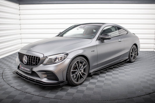 Front flaps mercedes-amg c43 coupe / cabrio c205 facelift / a205 facelift