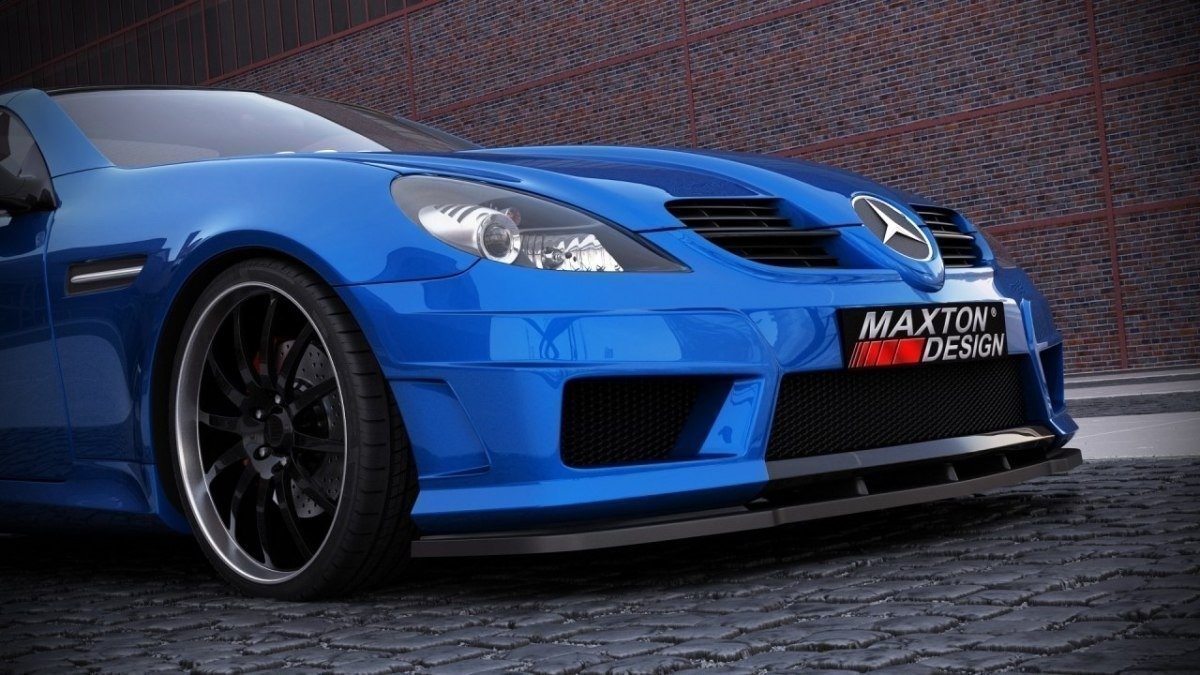 Front splitter mercedes slk r171 (for me-slk -r171-amg172-f1)