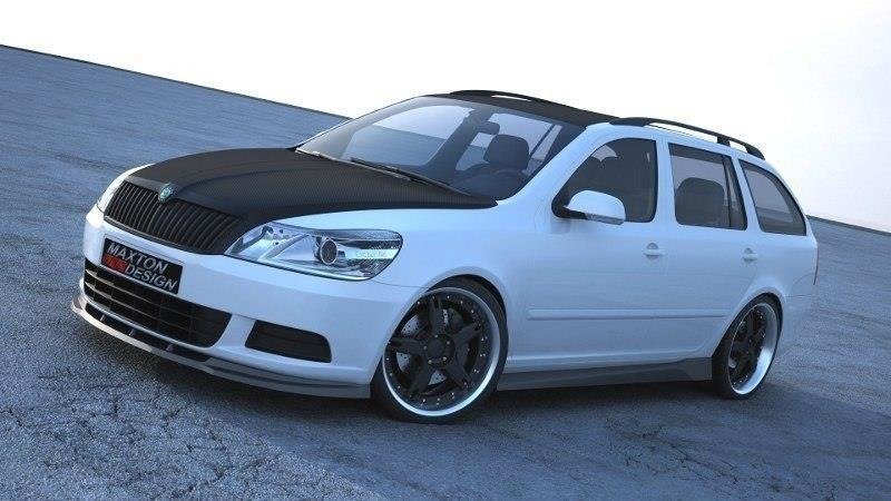 Front splitter skoda octavia mk2 fl