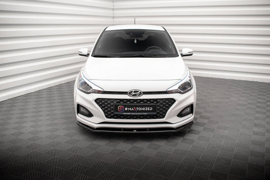 Front splitter v.1 hyundai i20 mk2 facelift