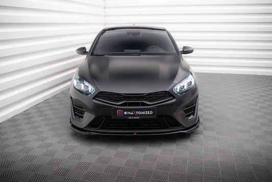 Front splitter v.1 kia proceed gt mk3 facelift / ceed gt / gt - line mk1 facelift