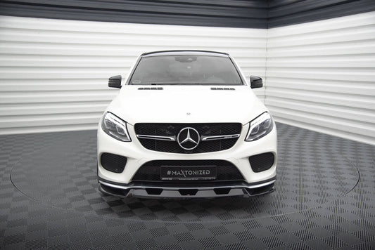 Front splitter v.1 mercedes-benz gle coupe 43 amg / amg-line c292