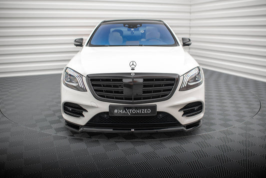 Front splitter v.1 mercedes-benz s amg-line w222 facelift