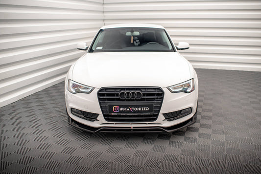Front splitter v.2 audi a5 coupe / sportback 8t facelift