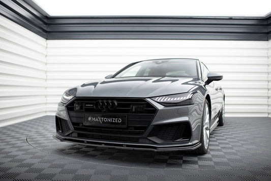 Front splitter v.2 audi a7 s-line c8 / s7 c8 / c8 facelift / s7 facelift