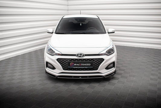 Front splitter v.2 hyundai i20 mk2 facelift