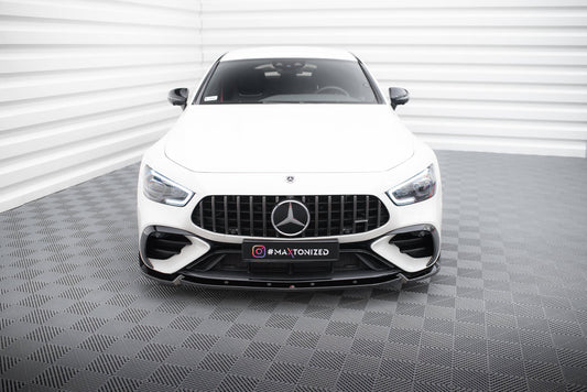 Front splitter v.2 mercedes-amg gt 43 4 door coupe v8 styling package