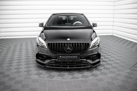 Front splitter v.2 mercedes-benz a amg-line w176 facelift
