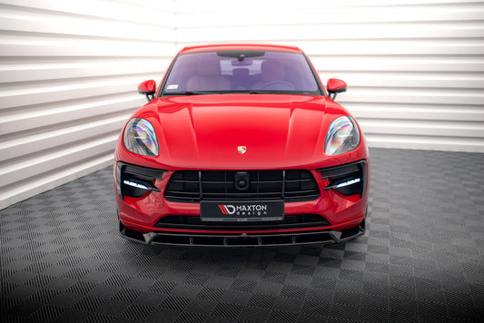 Front splitter v.2 porsche macan gts / sport design mk1 facelift