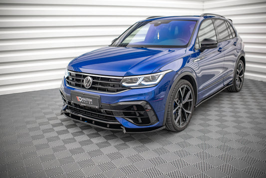 Front splitter v.2 volkswagen tiguan r / r-line mk2 facelift