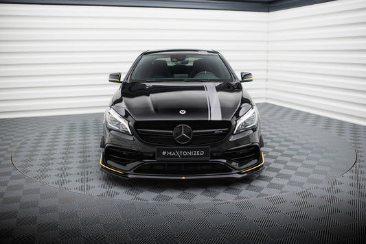 Front splitter v.3 mercedes-amg cla 45 aero c117 facelift