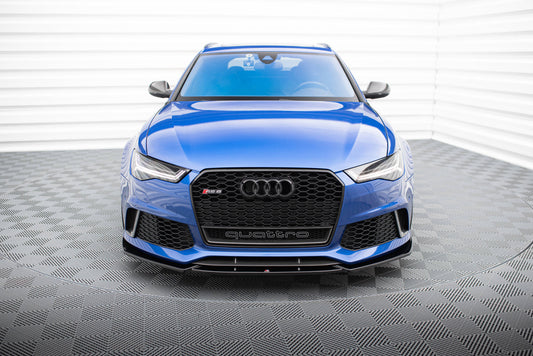 Front splitter v.4 audi rs6 c7 / c7 facelift