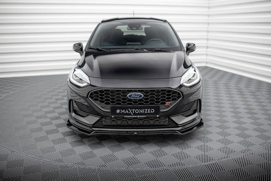 Front splitter v.4 ford fiesta st / st-line mk8 facelift