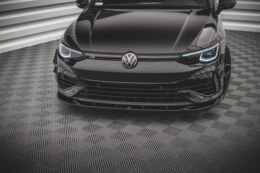 Front splitter v.4 volkswagen golf r mk8