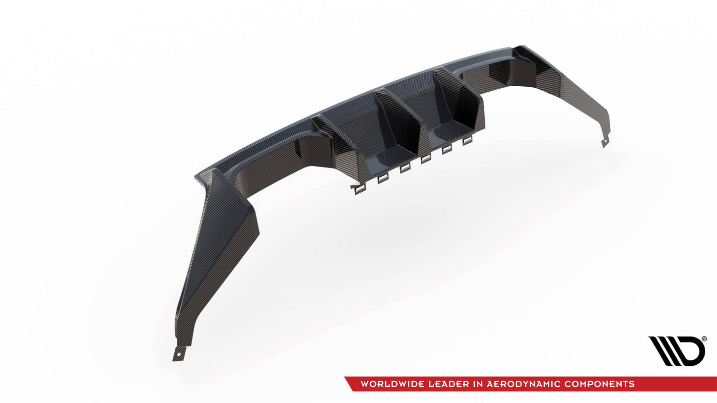 Prepreg carbon fiber rear diffuser bmw m2 g87