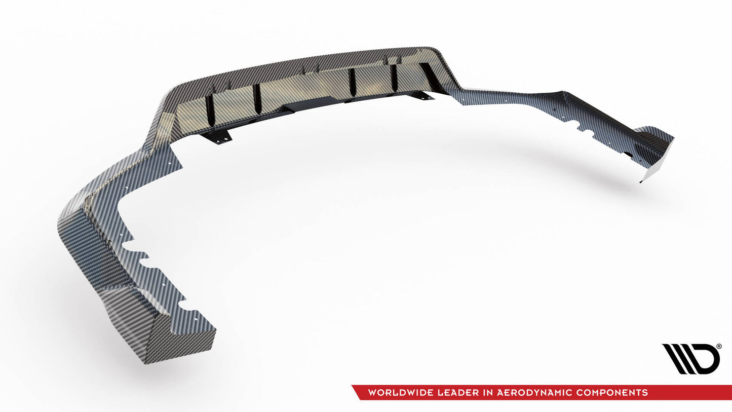Prepreg carbon fiber rear diffuser bmw x5 m-pack g05 facelift