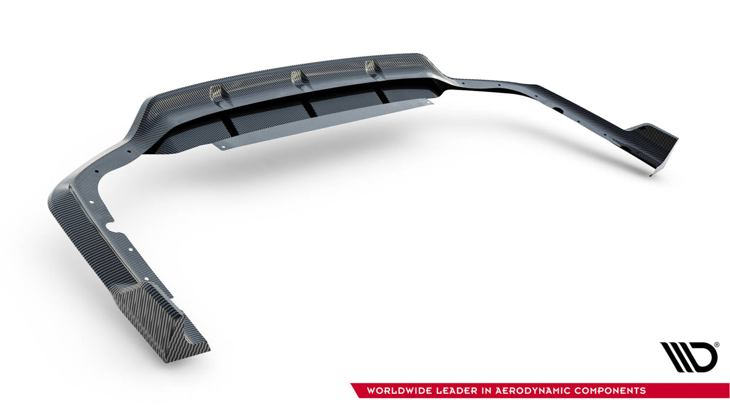 Prepreg carbon fiber rear diffuser bmw x7 m-pack g07 facelift