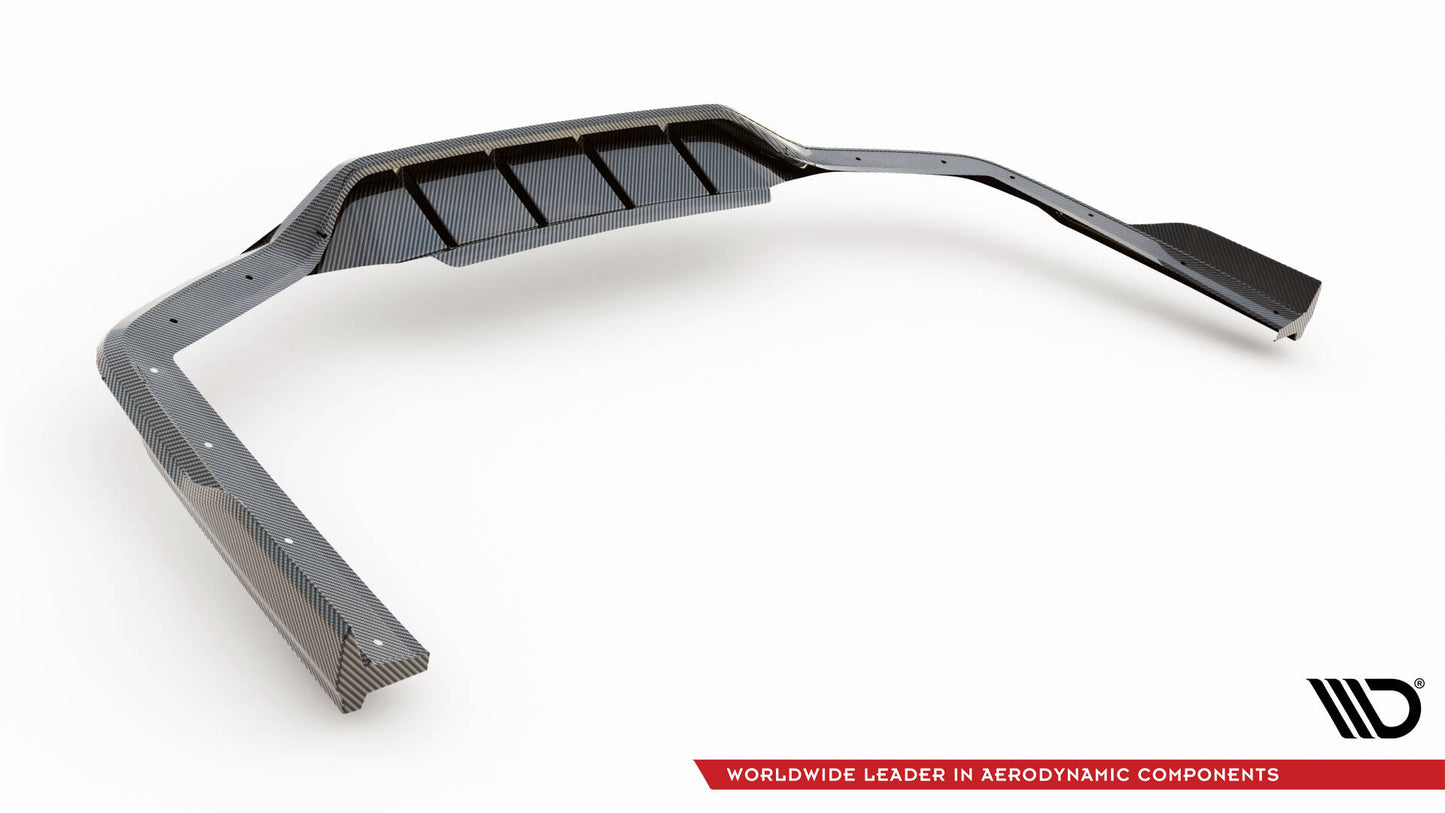 Prepreg carbon fiber rear splitter bmw 7 m-pack g11 / g12 facelift