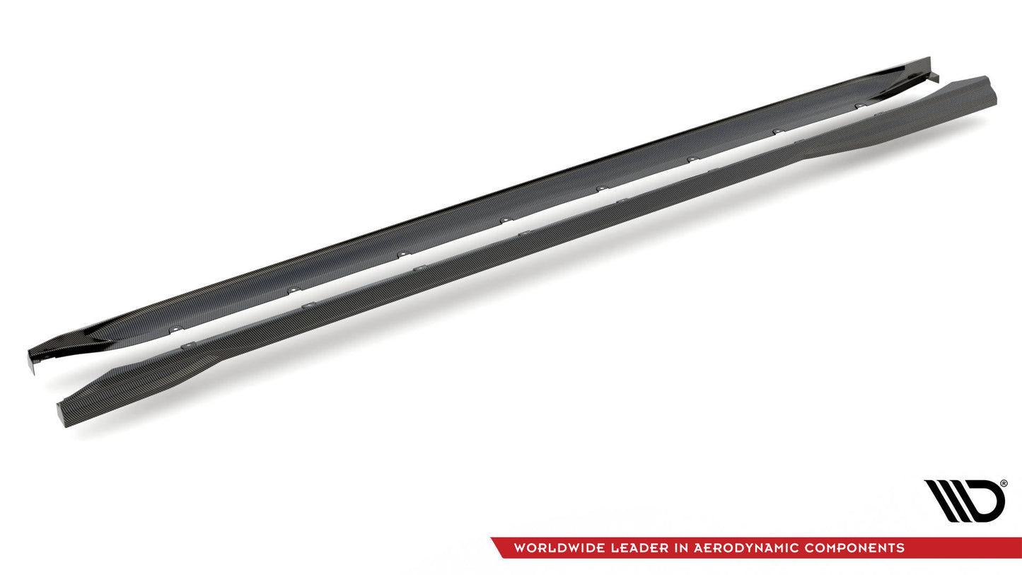 Prepreg Carbon Fiber Side Skirts BMW M3 then / Touring G80 / G81