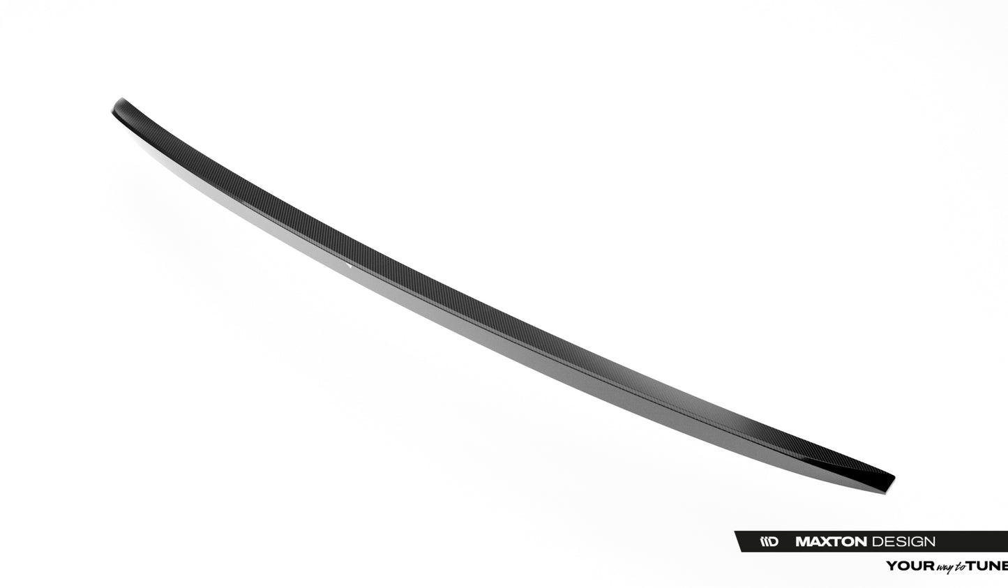 Prepreg carbon fiber tailgate spoiler v.2 audi rs3 / s3 / a3 s-line / a3 sedan 8y facelift