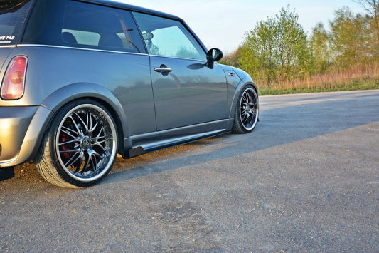 Racing side skirts diffusers mini r53 cooper s jcw