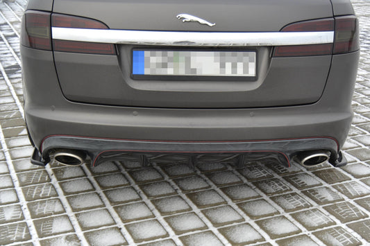 Rear side splitters jaguar xf (x250) mk1 sportbrake s-pack